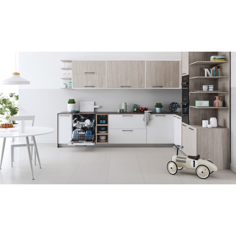 Indesit-Dishwasher-Built-in-DIC-3B-16-UK-Full-integrated-F-Lifestyle-frontal-open