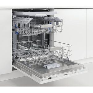 Indesit Push&Go DIO 3T131 FE UK Integrated Full Size Dishwasher