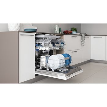 Indesit Dishwasher Built-in DIO 3T131 FE UK Full-integrated D Lifestyle perspective open