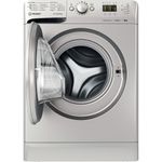 Indesit-Washing-machine-Free-standing-MTWA-81483-S-UK-Silver-Front-loader-D-Frontal-open