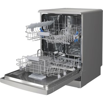Indesit-Dishwasher-Freestanding-DFC-2B-16-S-UK-Freestanding-F-Perspective-open