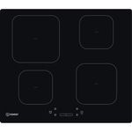 Indesit HOB IS 83Q60 NE Black Induction vitroceramic Frontal