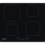 Indesit HOB IS 83Q60 NE Black Induction vitroceramic Frontal