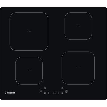 Indesit HOB IS 83Q60 NE Black Induction vitroceramic Frontal