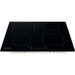 Indesit HOB IS 83Q60 NE Black Induction vitroceramic Frontal top down