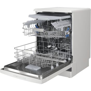 Indesit-Dishwasher-Freestanding-DFO-3T133-F-UK-Freestanding-D-Perspective-open