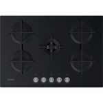 Indesit HOB ING 72T/BK Black GAS Frontal