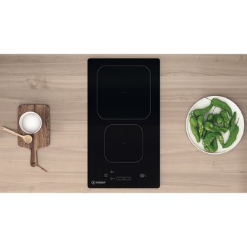 Indesit-HOB-IS-19Q30-NE-Black-Induction-vitroceramic-Lifestyle-frontal