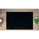 Indesit HOB IB 21B77 NE Black Induction vitroceramic Lifestyle frontal