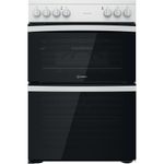 Indesit Double Cooker ID67V9KMW/UK White A Frontal