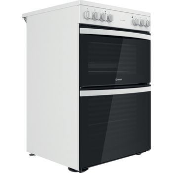 Indesit Double Cooker ID67V9KMW/UK White A Perspective