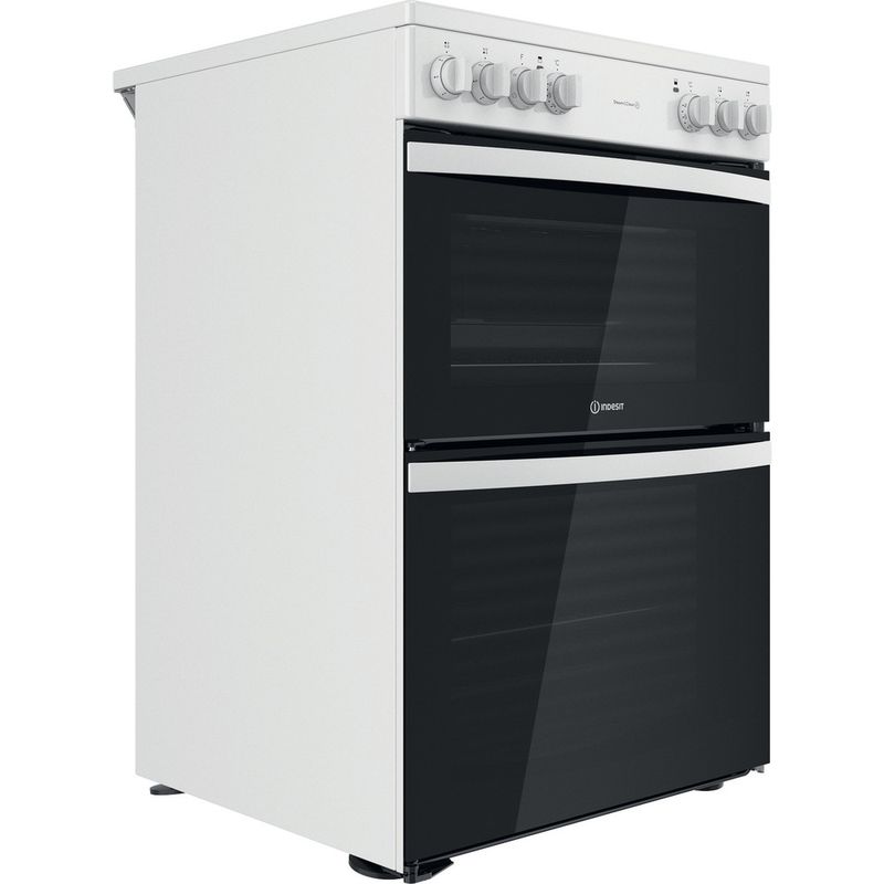 Indesit-Double-Cooker-ID67V9KMW-UK-White-A-Perspective