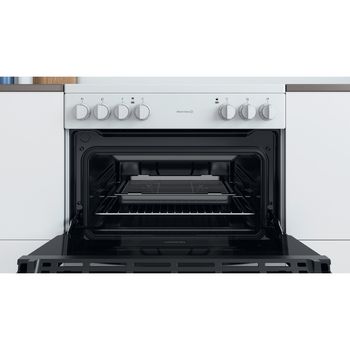 Indesit Double Cooker ID67V9KMW/UK White A Cavity