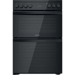 Indesit-Double-Cooker-ID67V9KMB-UK-Black-A-Frontal