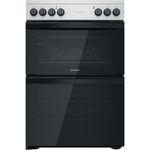 Indesit Double Cooker ID67V9HCCX/UK Inox A Frontal