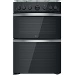 Indesit-Double-Cooker-ID67G0MCB-UK-Black-A--Frontal