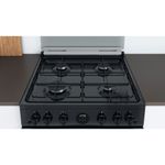 Indesit Double Cooker ID67G0MCB/UK Black A+ Lifestyle frontal top down