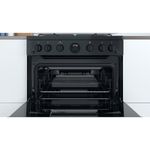 Indesit Double Cooker ID67G0MCB/UK Black A+ Cavity