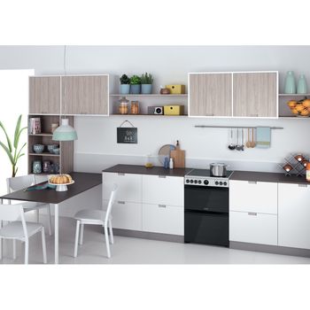 Indesit Double Cooker ID67V9HCX/UK Inox A Lifestyle perspective