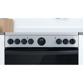 Indesit Double Cooker ID67V9HCX/UK Inox A Lifestyle control panel