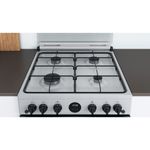 Indesit Double Cooker ID67G0MCX/UK Inox A+ Lifestyle frontal top down