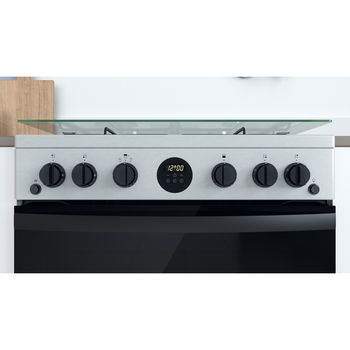 Indesit Double Cooker ID67G0MCX/UK Inox A+ Lifestyle control panel