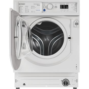 Indesit Washer dryer Built-in BI WDIL 861284 UK White Front loader Frontal open