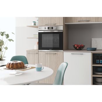 Indesit OVEN Built-in KFWS 3844 H IX UK Electric A+ Lifestyle perspective