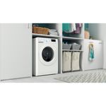 Indesit Washing machine Freestanding BWE 101683X W UK N White Front loader D Lifestyle perspective