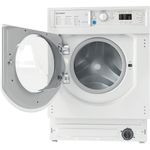 Indesit Washing machine Built-in BI WMIL 71252 UK N White Front loader E Frontal open