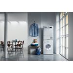 Indesit Washing machine Freestanding BWSC 61251 XW UK N White Front loader F Lifestyle frontal