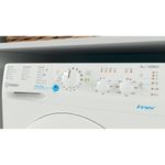 Indesit Washing machine Freestanding BWSC 61251 XW UK N White Front loader F Lifestyle control panel