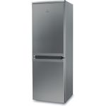 Indesit-Fridge-Freezer-Freestanding-IBD-5515-S-1-Silver-2-doors-Perspective