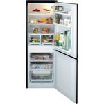 Indesit-Fridge-Freezer-Freestanding-IBD-5515-B-1-Black-2-doors-Frontal-open