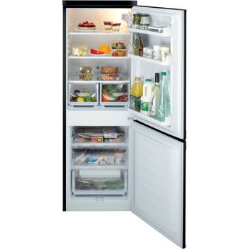 Indesit-Fridge-Freezer-Freestanding-IBD-5515-B-1-Black-2-doors-Frontal-open
