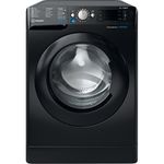 Indesit-Washing-machine-Free-standing-BWE-91483X-K-UK-N-Black-Front-loader-D-Frontal
