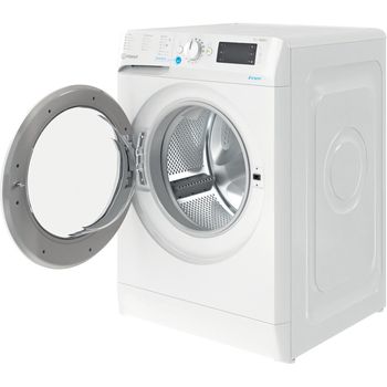 Indesit Washing machine Freestanding BWE 91683X W UK N White Front loader D Perspective open