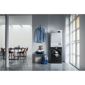 Indesit Washing machine Freestanding BWE 71452 K UK N Black Front loader E Lifestyle frontal