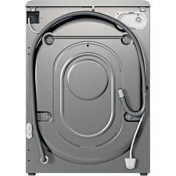 Indesit Washing machine Freestanding BWE 71452 S UK N Silver Front loader E Back / Lateral