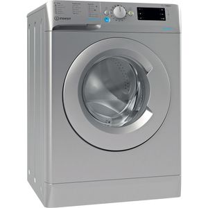 Indesit Push&Go Washing Machine - Silver - 7kg - 1400rpm - E Rated - BWE 71452 S UK N