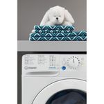 Indesit Washing machine Freestanding BWE 71452 W UK N White Front loader E Lifestyle control panel