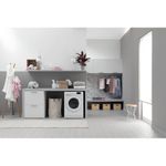 Indesit Washer dryer Freestanding BDE 961483X W UK N White Front loader Lifestyle frontal