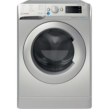 Indesit Washer dryer Freestanding BDE 861483X S UK N Silver Front loader Frontal