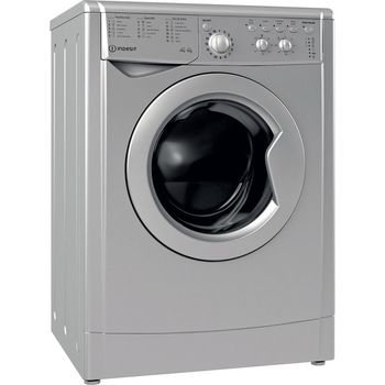 Indesit-Washer-dryer-Freestanding-IWDC-65125-S-UK-N-Silver-Front-loader-Perspective