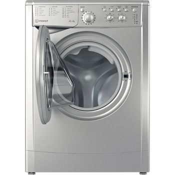 Indesit-Washer-dryer-Freestanding-IWDC-65125-S-UK-N-Silver-Front-loader-Frontal-open