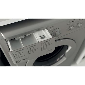 Indesit-Washer-dryer-Freestanding-IWDC-65125-S-UK-N-Silver-Front-loader-Drawer