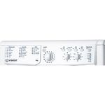 Indesit Washing machine Freestanding IWC 81483 W UK N White Front loader D Control panel