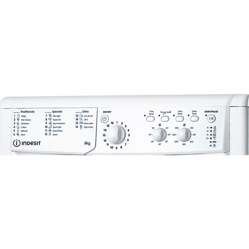 Indesit-Washing-machine-Free-standing-IWC-81483-W-UK-N-White-Front-loader-D-Control-panel