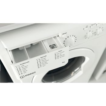 Indesit Washing machine Freestanding IWC 81483 W UK N White Front loader D Drawer
