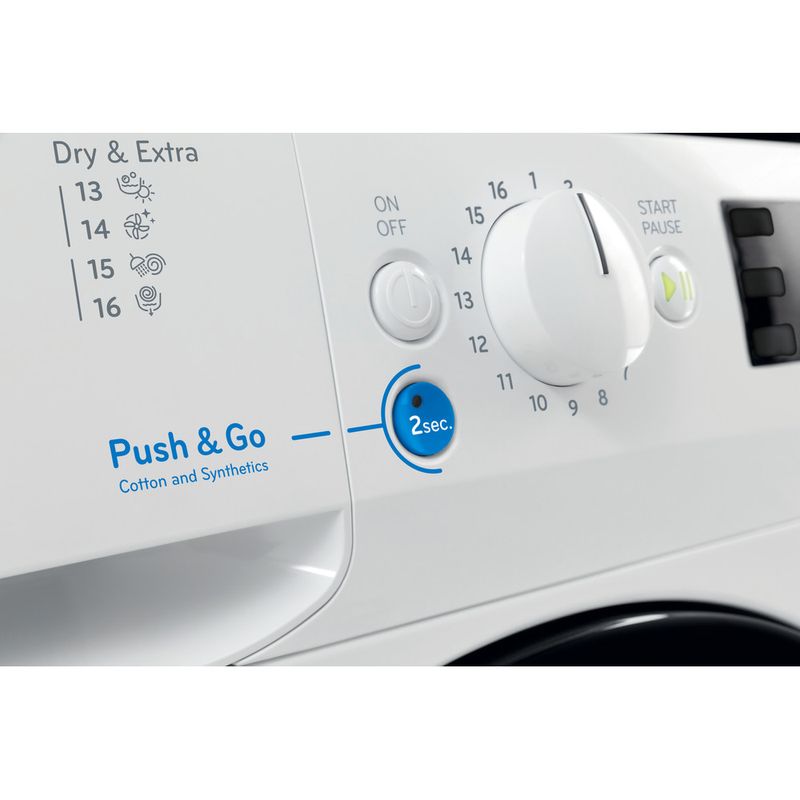 Freestanding Washer Dryer Indesit BDE 1071682X W UK N